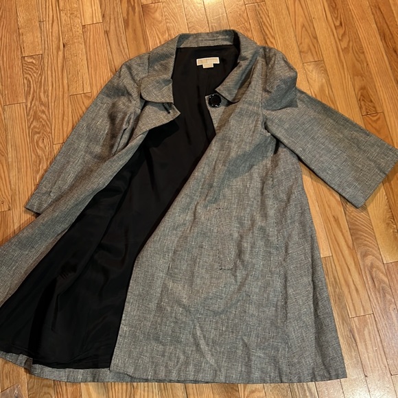 Michael Kors fantastic lightweight trench coat cotton size medium - Picture 5 of 6
